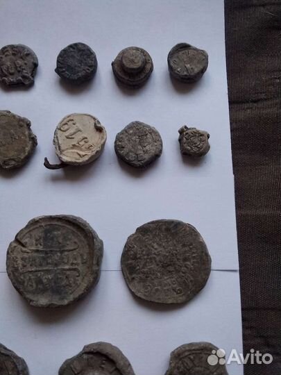 Пломбы старинные