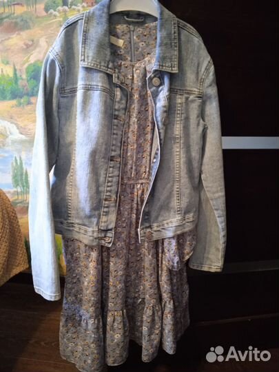 Джинсовый пиджак для девочки