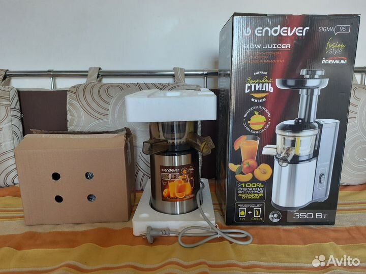 Шнековая соковыжималка endever sigma-95 350Вт