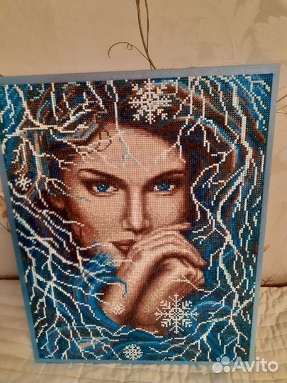 Картина алмазная, готовая на подарок