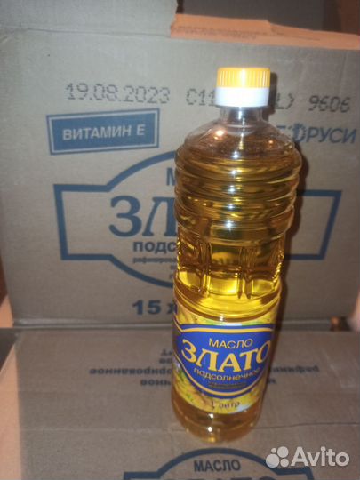 Масло растительное Злато 1 л