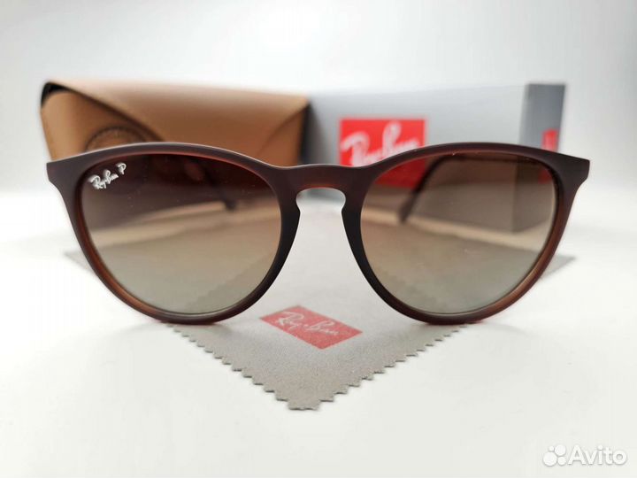 Очки Ray Ban Erika 4171 Bordo Polarized Brown