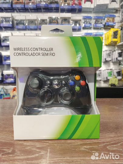Новый беспроводной Джойстик Xbox 360 Black V2