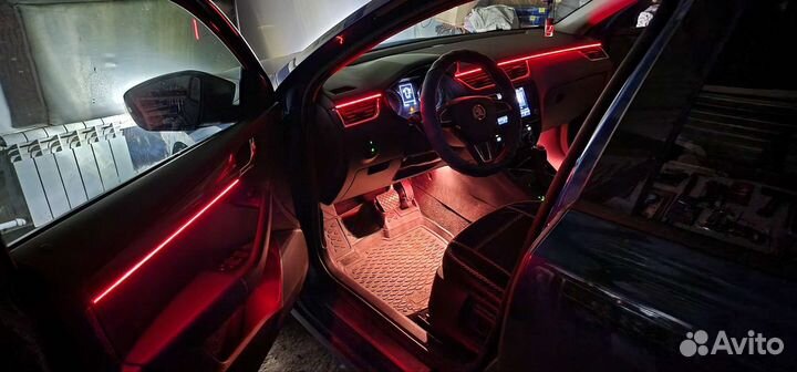Контурная подсветка салона ambient все авто