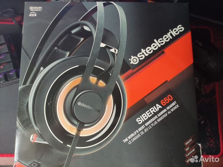 Наушники SteelSeries Siberia 650