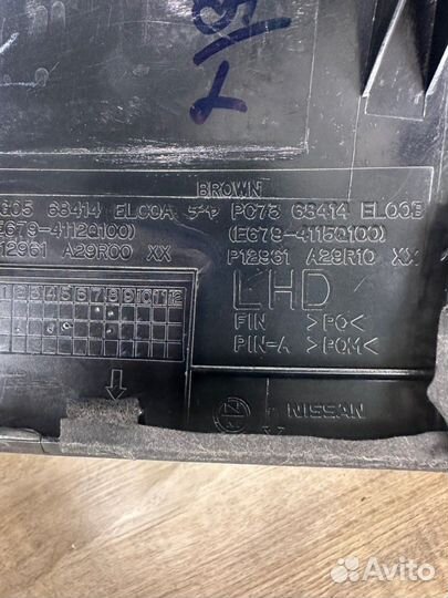 Дефлектор центральный Nissan Tiida хэтчбек HR16DE