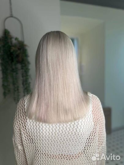 Окрашивание волос airtouch, блонд