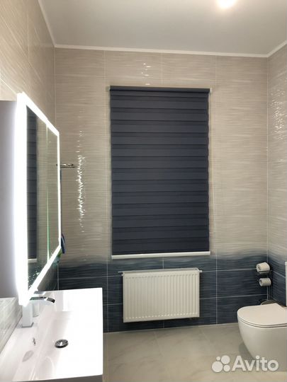 Рулонные шторы день ночь зебра