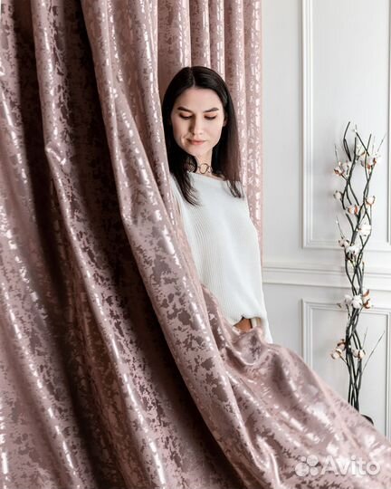 Комплект штор Версаль Розовый готовые и на заказ