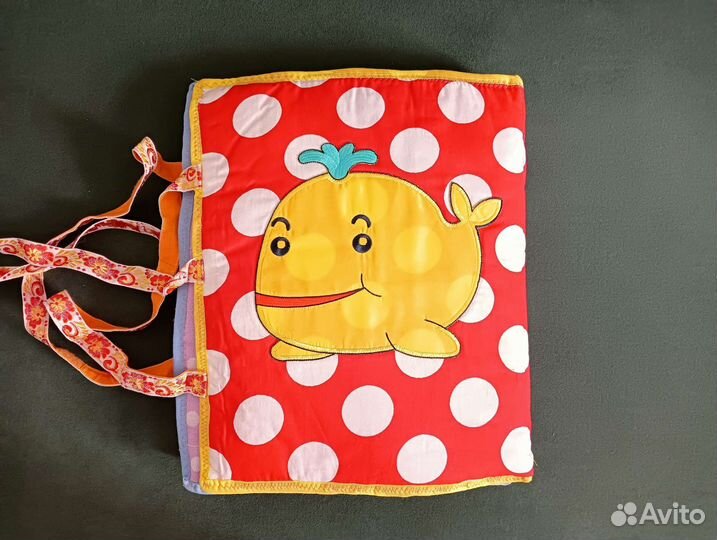 Развивающая текстильная книжка