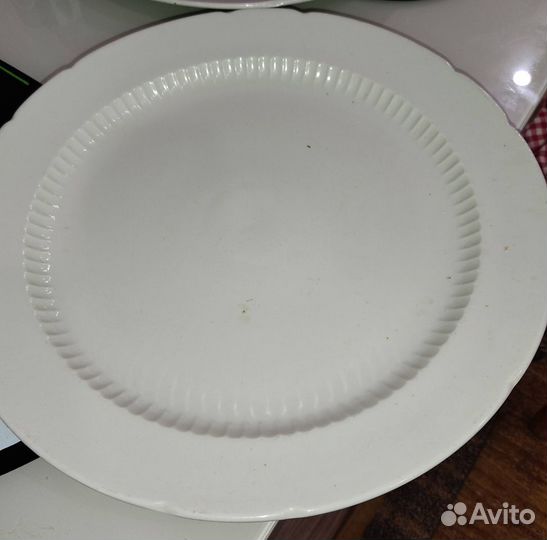 Блюдо гигантское винтажное