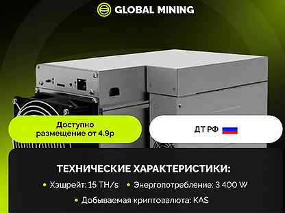 Iceriver KS5M 15TH/s с гтд РФ