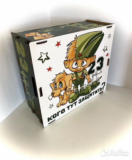 Коробка подарочная деревянная