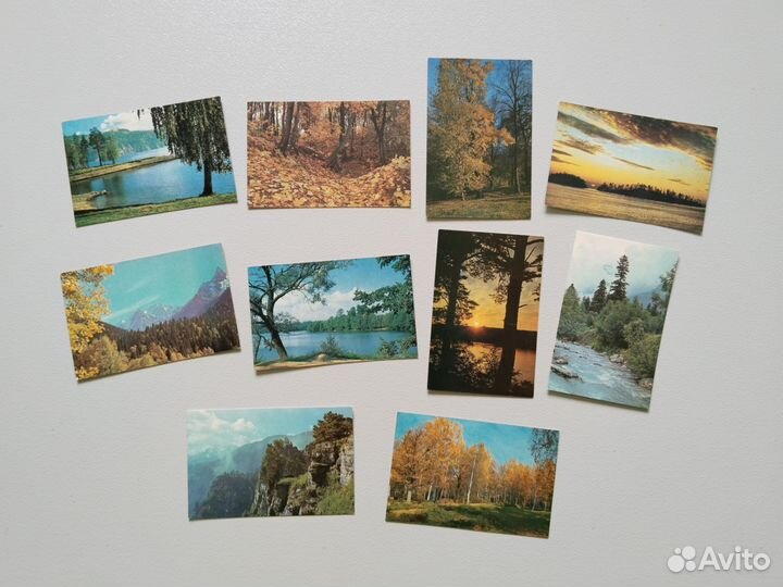 Календарики СССР Природа