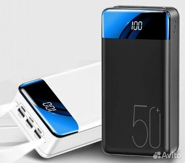 Powerbank повербанк беспроводная зарядка 36000