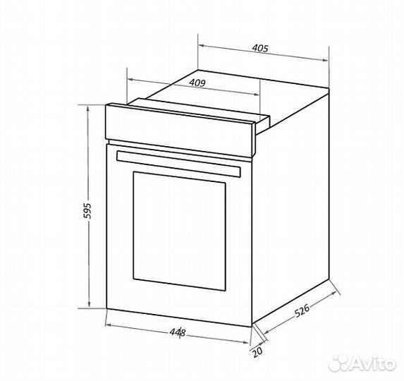 Электрический духовой шкаф maunfeld eoec516S