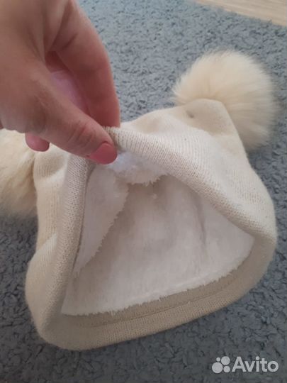 Шапка с помпоном