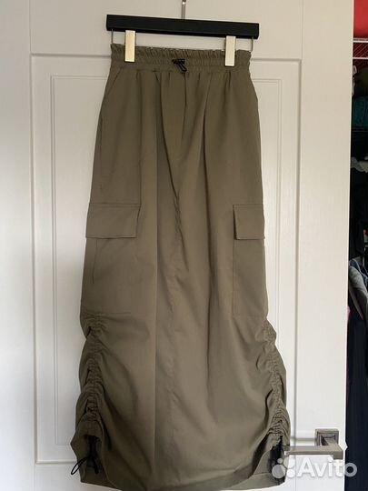 Юбка карго длинная