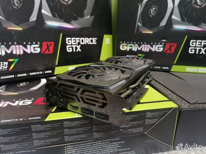 MSI Gtx 1660 super Gaming x