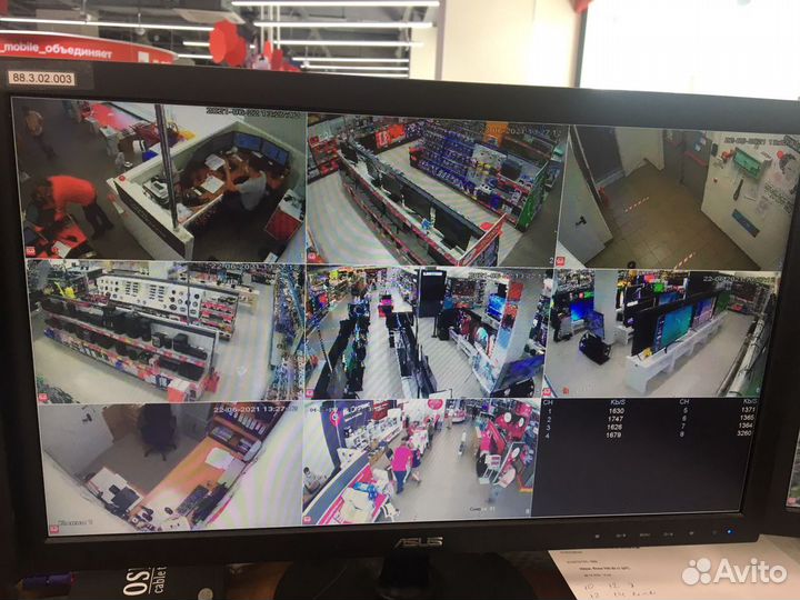 Установка видеонаблюдения,скуд, сигнилизации