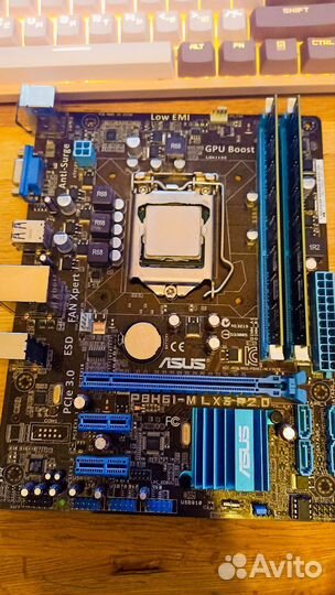 Комплект мать+проц+озу