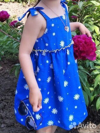 Платье для девочки + банты