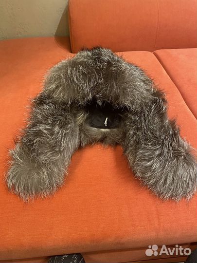 Шапка ушанка норковая женская