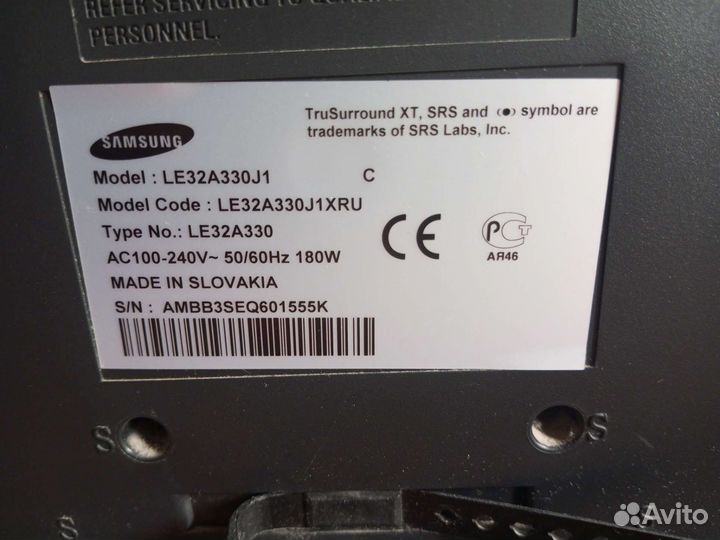 Телевизор ЖК samsung бу. Диагональ 32d