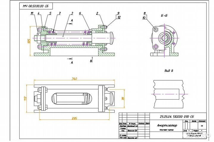 Чертежи в autocad и Revit