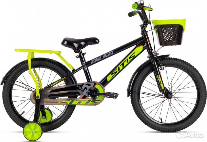 Велосипед sitis road hero RH-18 (2022) зеленый Kra