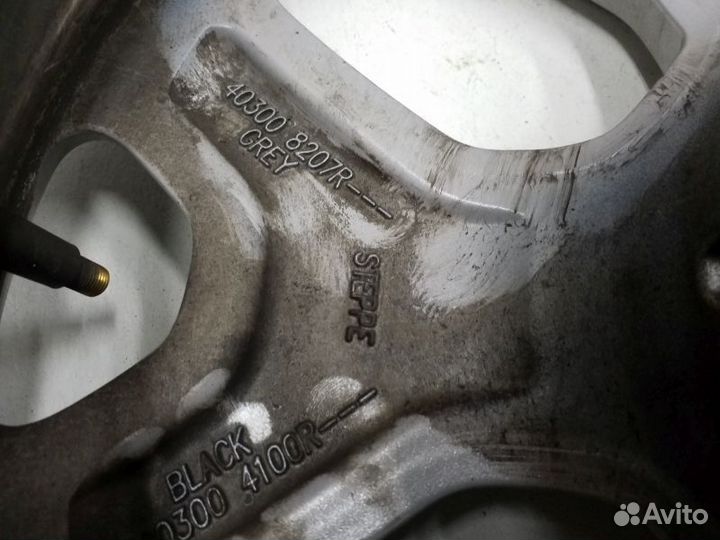 Диск колеса литой Renault Kaptur R17 серый