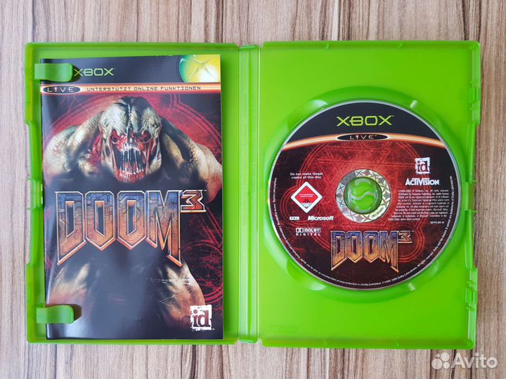 Xbox original / Xbox 360 Doom 3. Лицензия