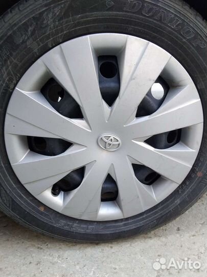 Штампованные диски r15 4x100 бу с колпаками Тойота