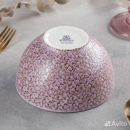 Миска фарфоровая Wilmax Splash, d13 см, 600 мл, цв