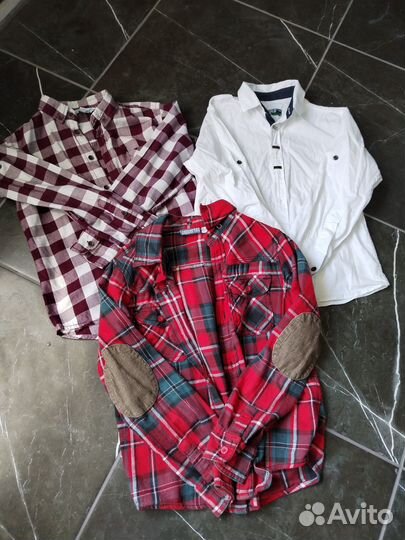 Рубашка на мальчика 128 134