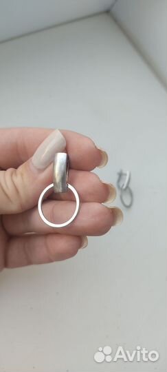 Серьги серебро