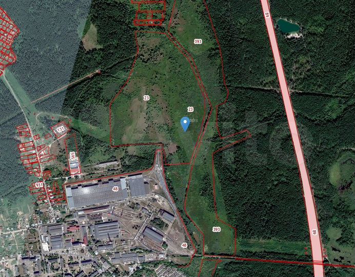 Участок 38,95 га (СНТ, ДНП)