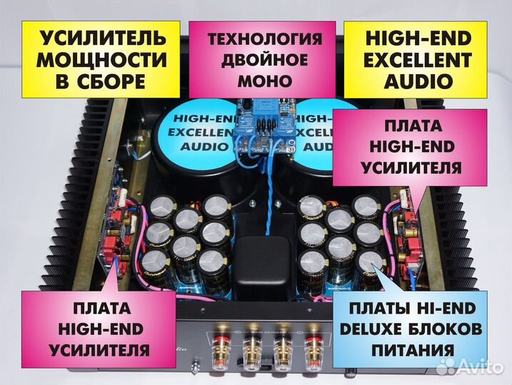 HI-END усилитель мощности класса А (платы)