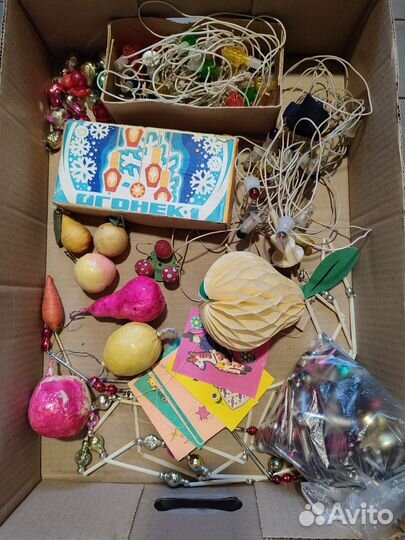 Елочные игрушки СССР советские