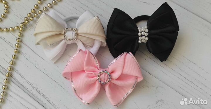 Резинки для волос ручной работы