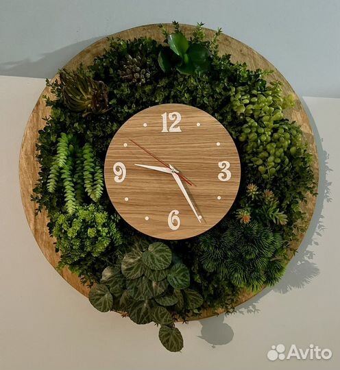 Панно из искусственной зелени, фитостена