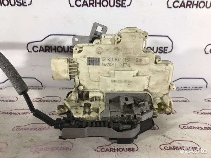 Замок двери передний левый Volkswagen Touareg NF