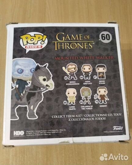 Funko по игре Game Of Thrones Mounted White Walker