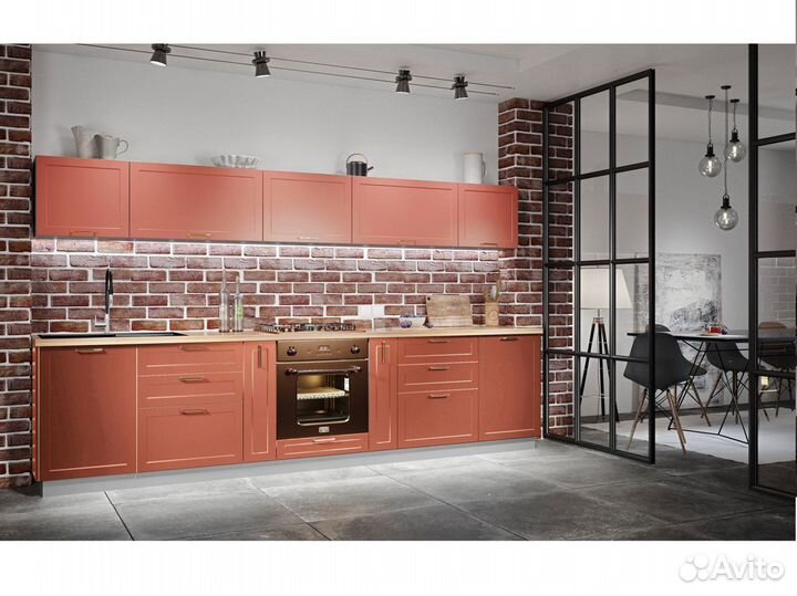 Кухонный гарнитур модульный Йорк /Персик