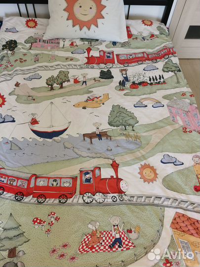 1,5 спальное постельное белье IKEA