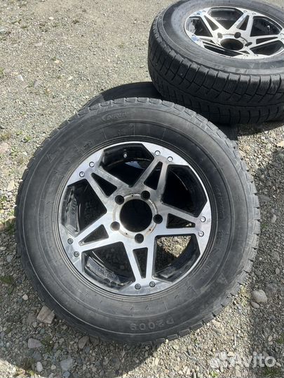 Литые диски r17 5x150 с резиной 265/70/17