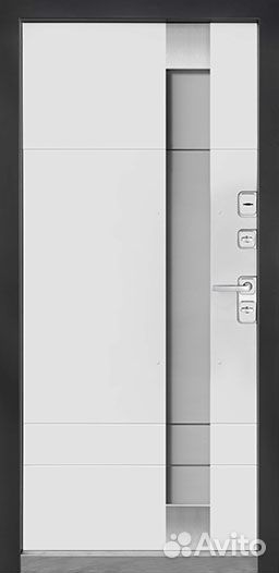 Уличные Двери Графит с Терморазрывом