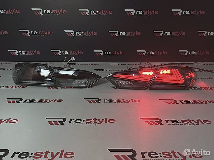 Стопы Toyota Camry 70 Lexus Style Прозрачные