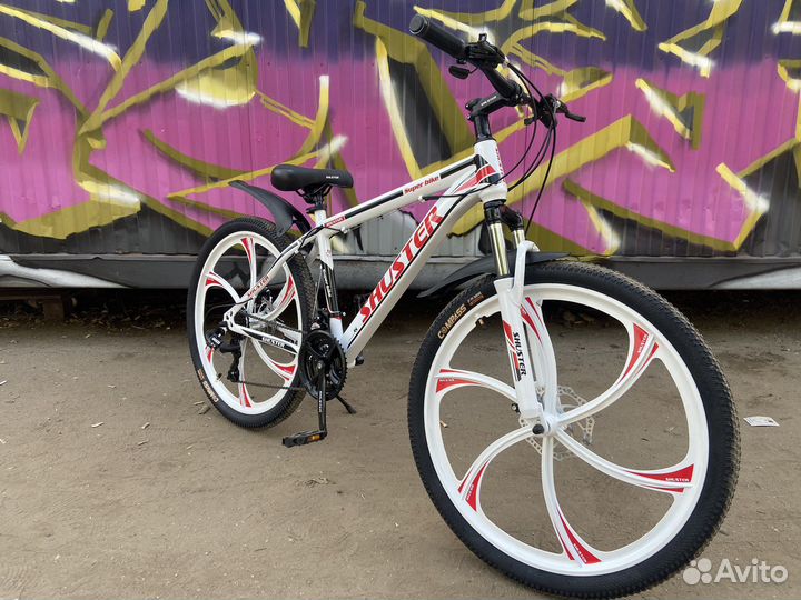 Велосипед на литых дисках Складной двухподвес