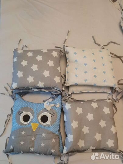 Бортики и балдахин в кроватку